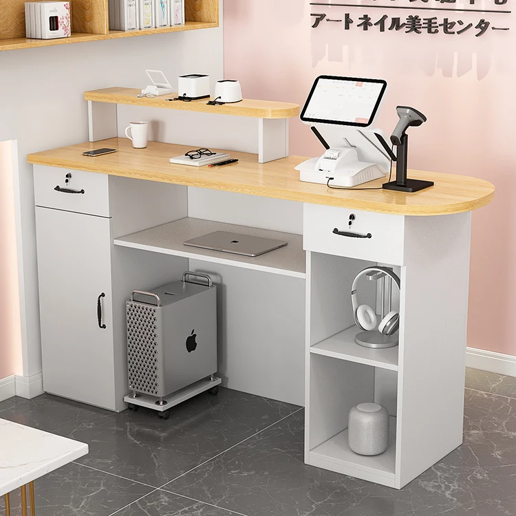 Cashier Desk Table Reception Counter Retail Shop and Supermarket Equipment