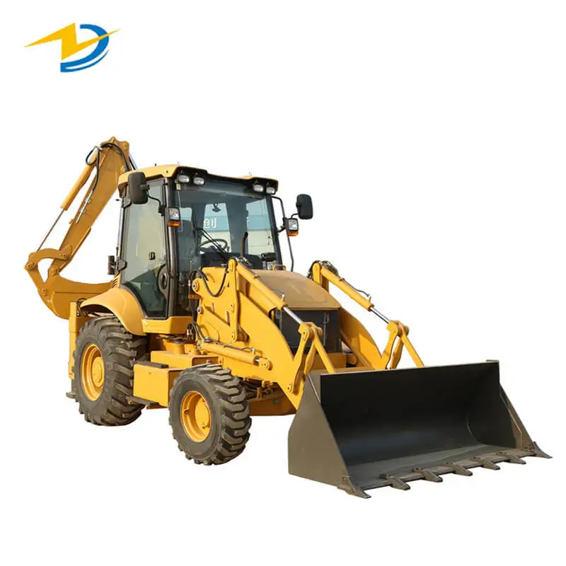 YESBETTER WZ388 4X4 Elaborate Mini Loader With Excavator China JCB Style 3CX 4CX 420F Wheel Backhoe Loader