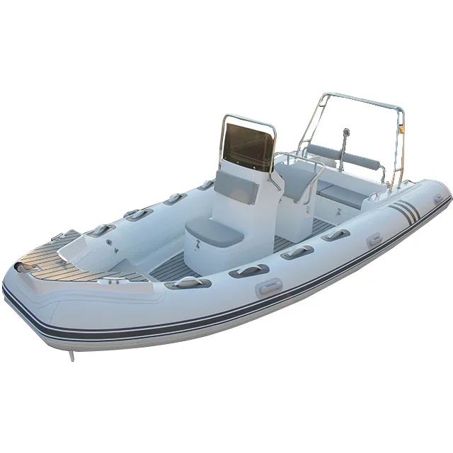 New 19 ft rubber Fiberglass rigid Inflatable outboard yacht