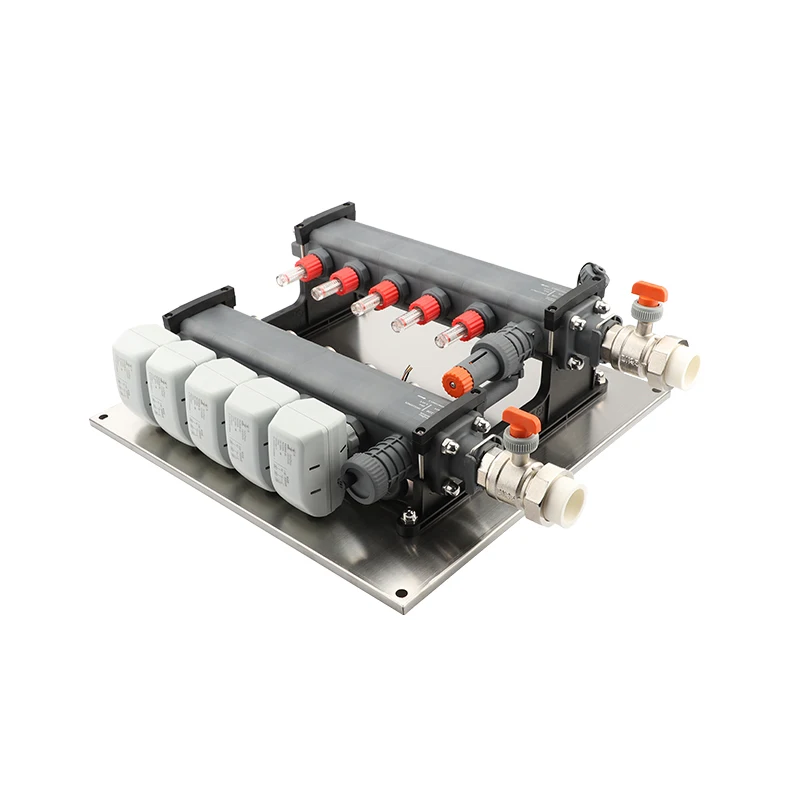 High Quality Hydraulic Plastic Manifolds for Water Circulation Heating Equipment Preferred Manufacturers Floor Heating Systems