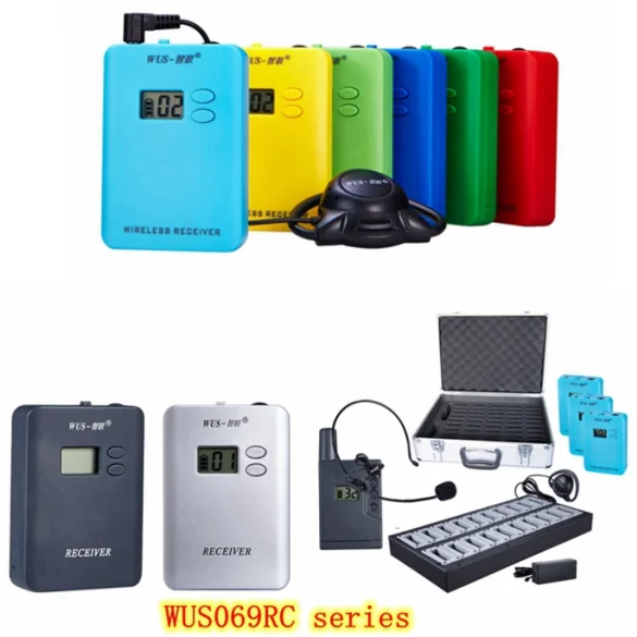 ZLWUS069RC portable mini Wireless Tour Guide System/tour headset/radio Guide for tour teams,conference teams