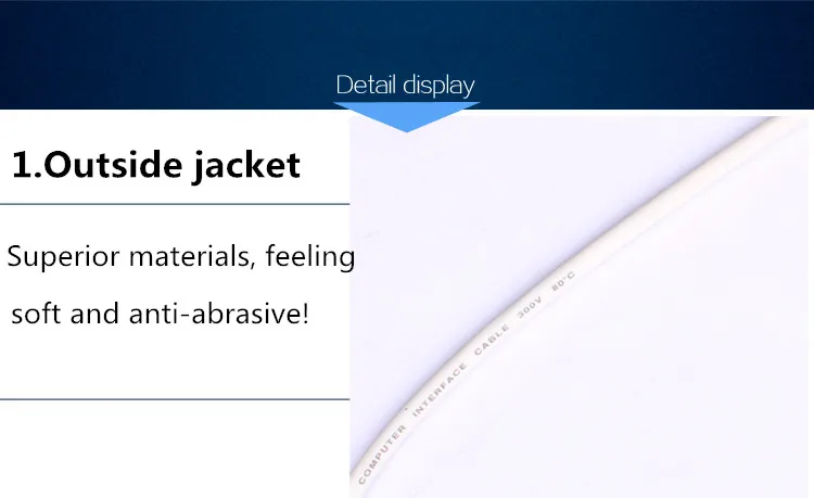 6FT HDB15Male to HDB15 male Serial RS232 cable Null modem cable