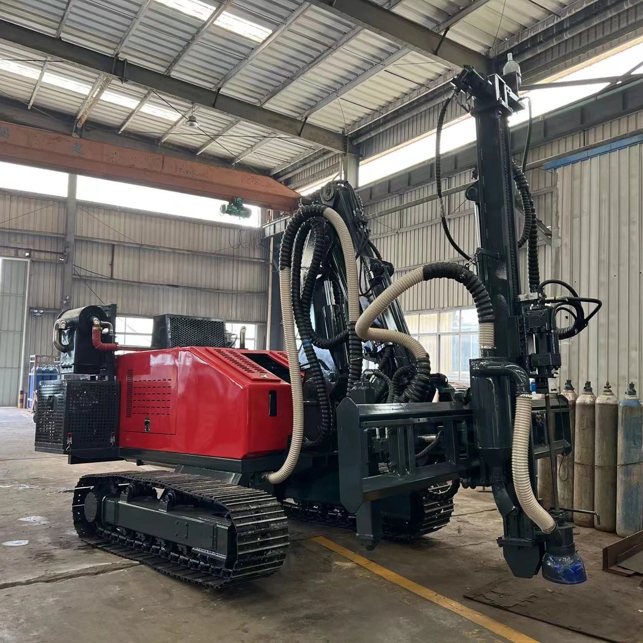 Quarry rock drill machine surface drill rigs air compressor drilling machine