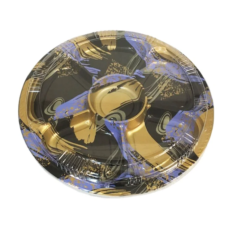 Plastic Disposable Round Transparent Plate