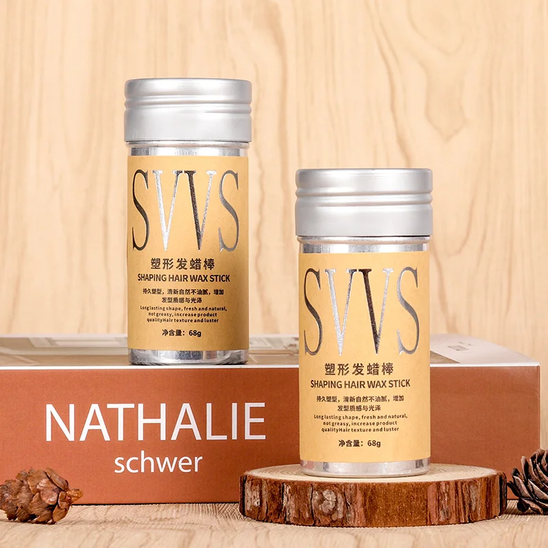SVVS 68g Hotsale OEM private label men women hair gel styling products edge control hair wax stick