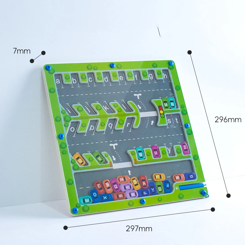 magnetic alphabet maze