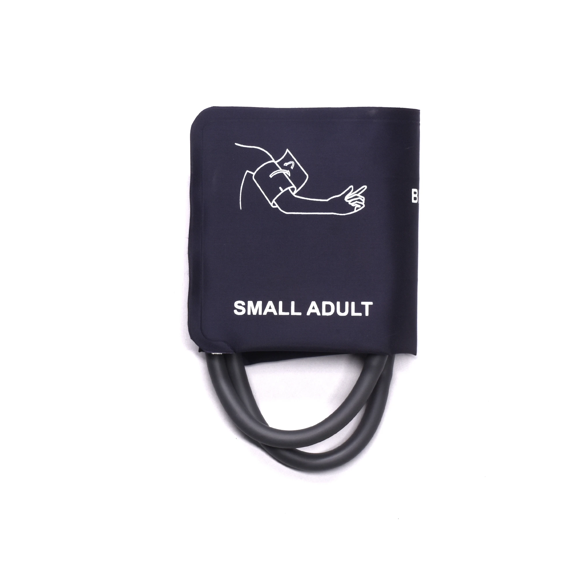 Double tubes Small Adult size Blood Pressure Bp Nibp Cuff without tpu nibp cuff bladder For Sphygmomanometer