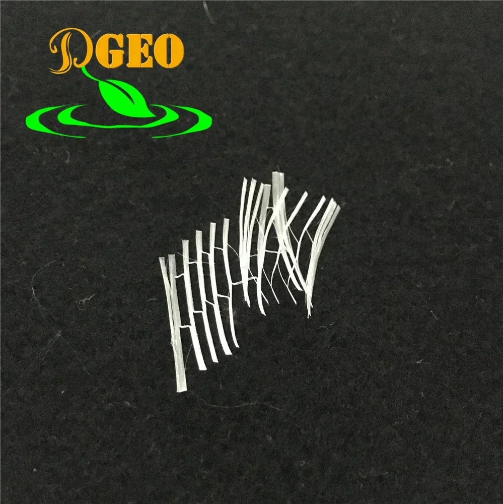 Customized length 100% virgin homopolymer polypropylene with form of mesh PP mesh fiber