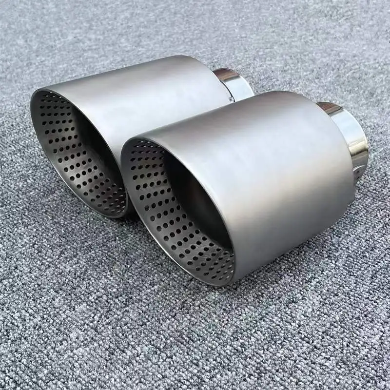 Stainless Steel Exhaust Pipe universal new Style  for bmw VW audi modify Tailpipe muffler tip upgrade car  Exhaust pipe