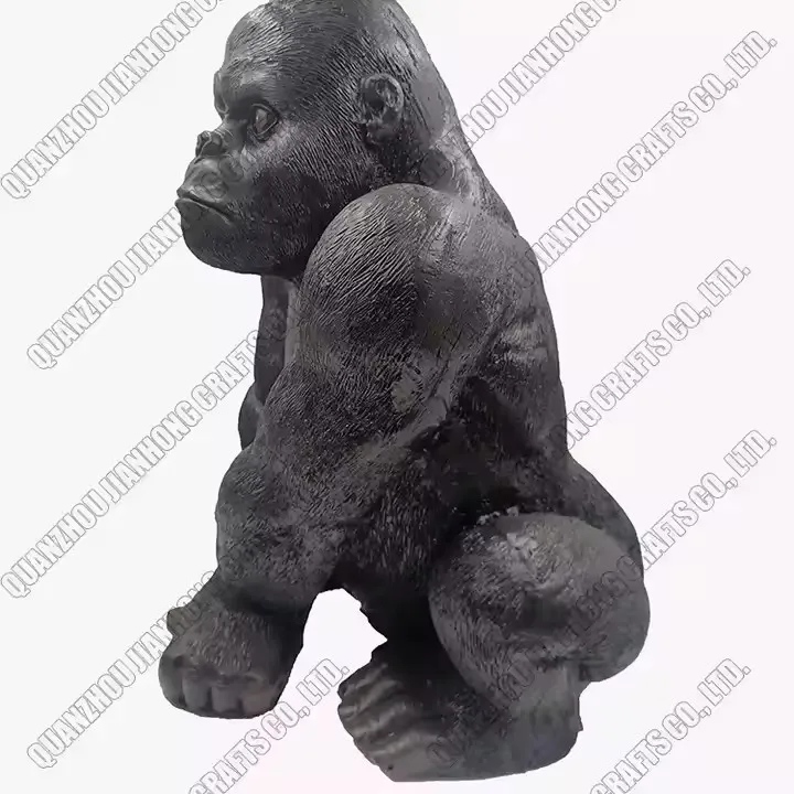 Chimpanzee Resin Craft Home Outdoor Modern Luxury Statue Sculpture For Garden