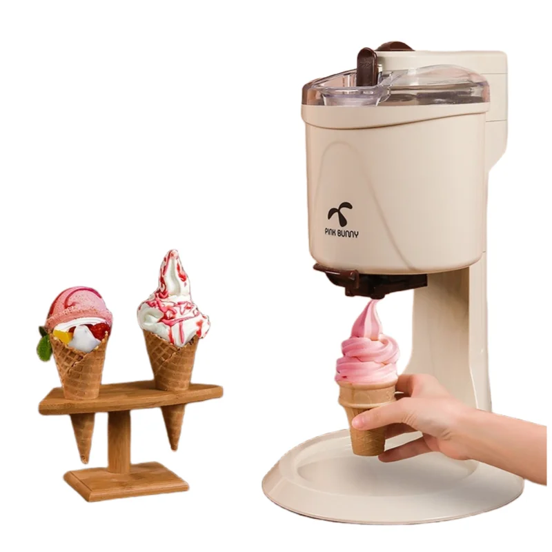 Automatic Household Electric Soft Ice Cream Maker for Kitchen Use