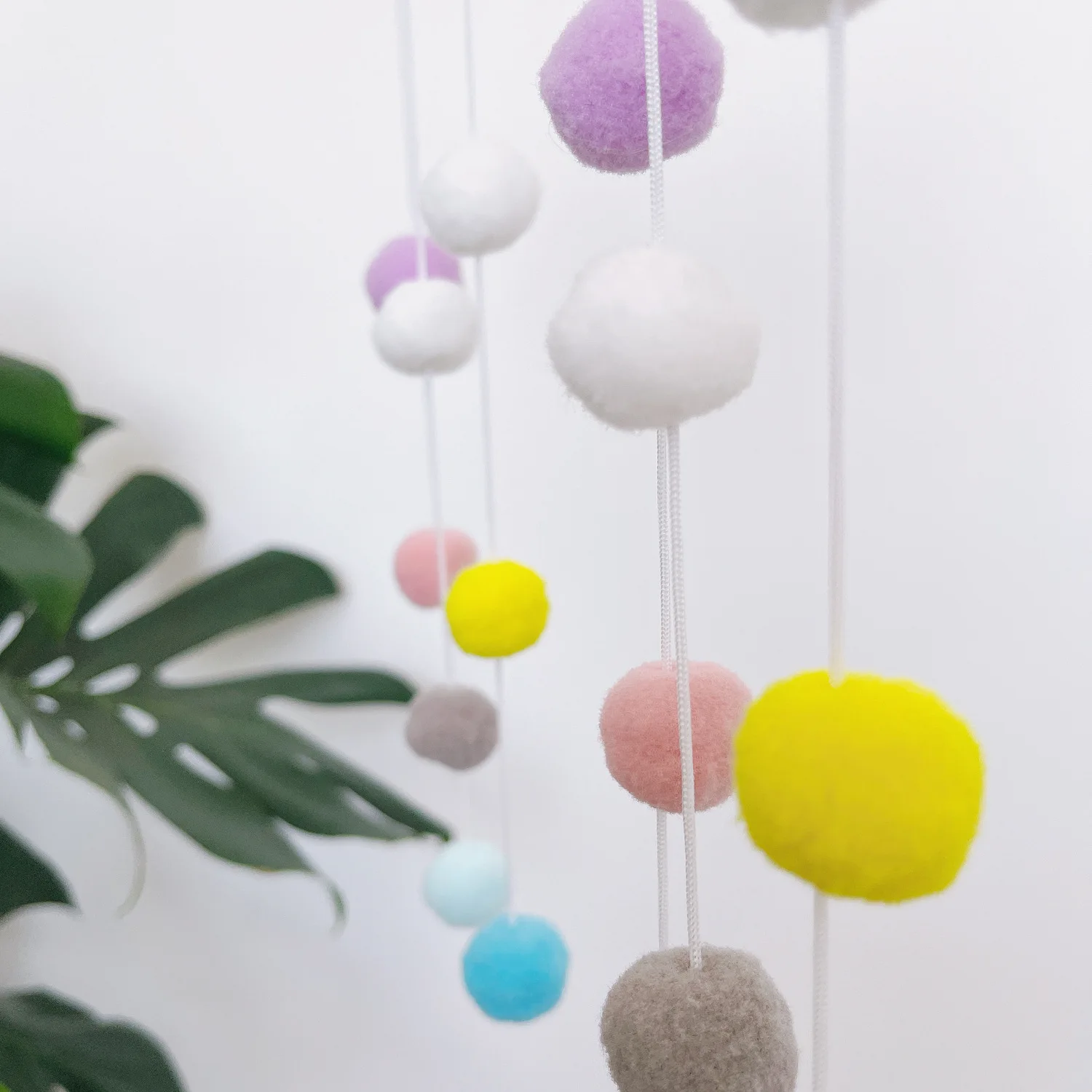 Colorful Wall Hanging Tassels Decor for Nursery Macrame Boho Wall Woven Baby Room Decor