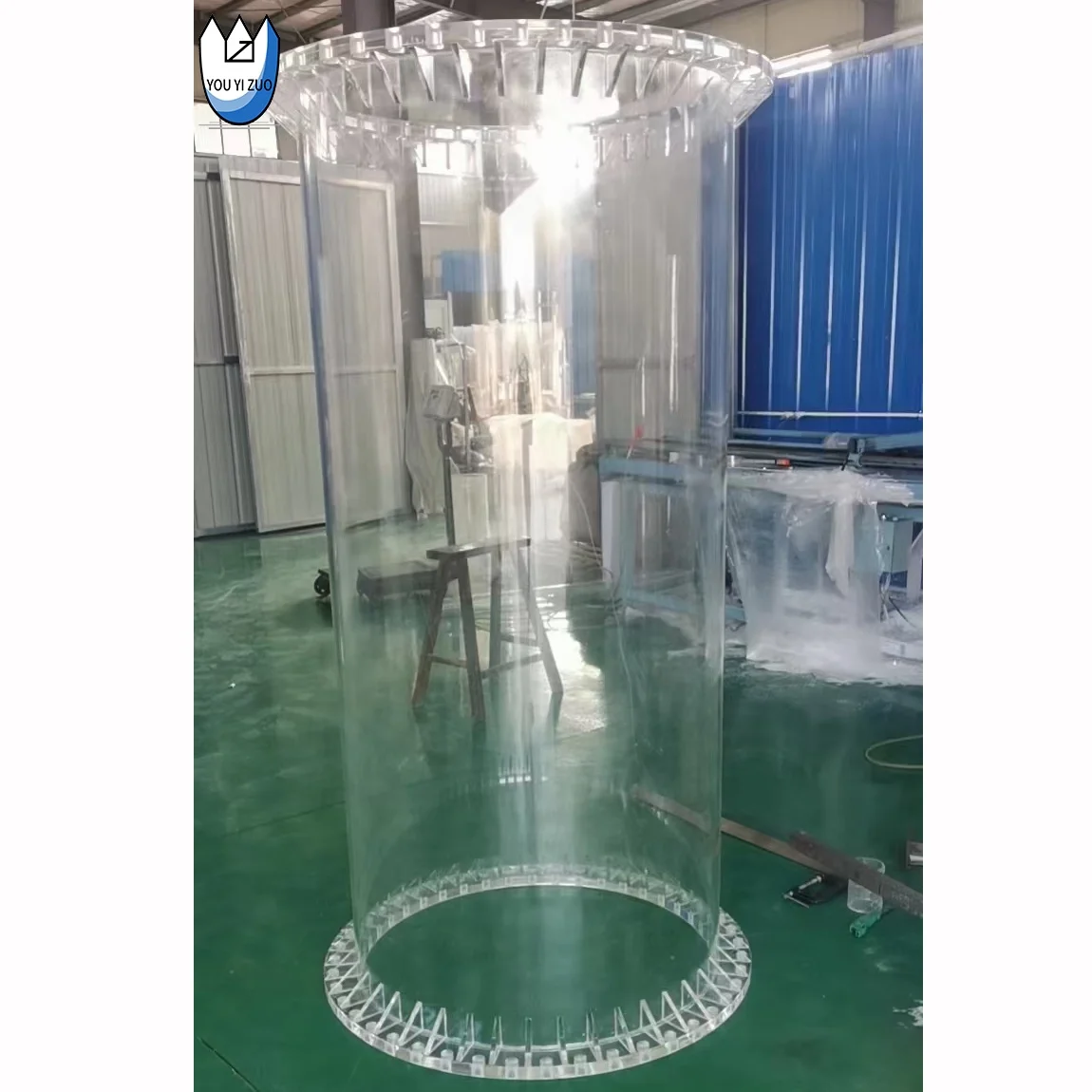 YYZ Manufacturer Large Plastic Cylinder Tubes Cheap  Hyperbaric Oxygenation Chamber Hard Shell 3 Inch Pipe Flange