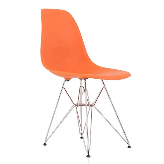 Металлический стул Silla plastic patas современный пластиковый креативный офисный для отдыха со стальной