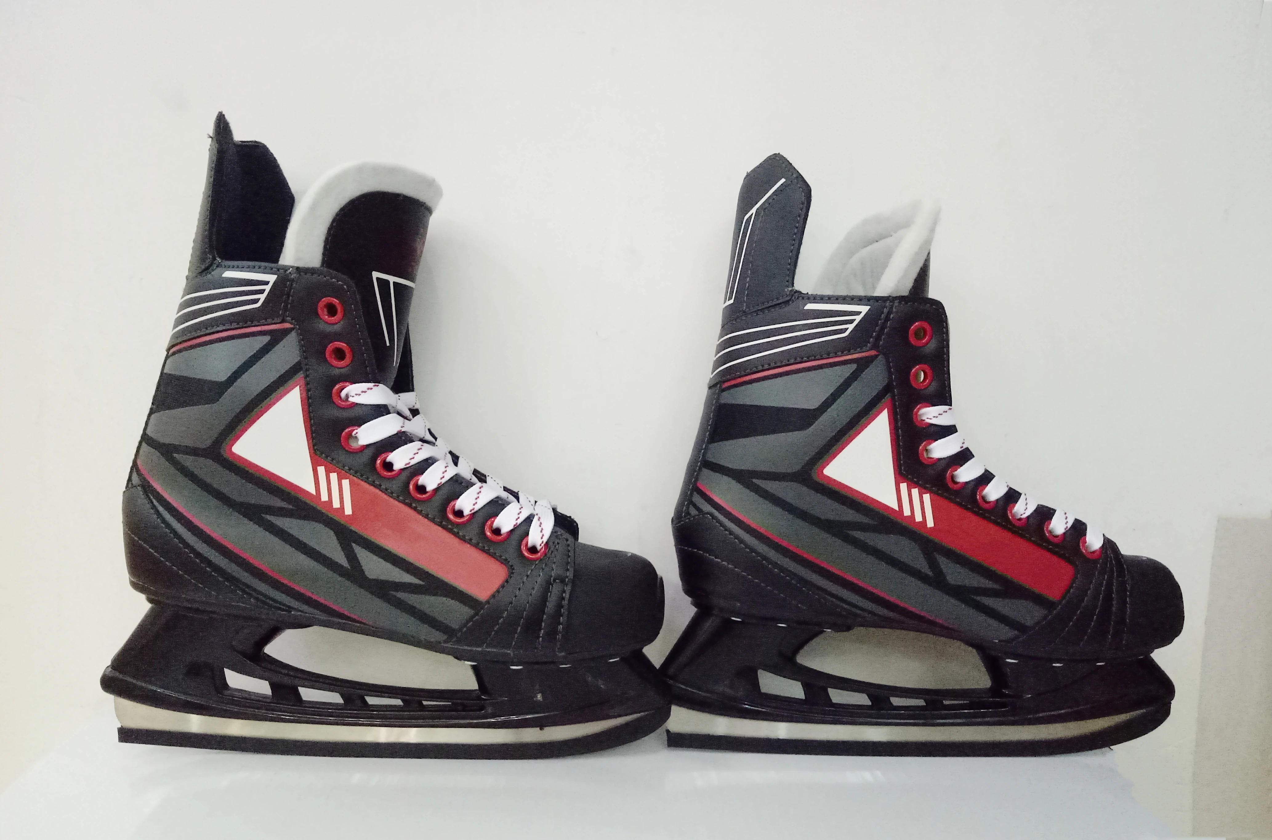 Brand Comfortable and Impact Resistance Kids Roller Ice Stainless Steel Hockey Skates Shoes