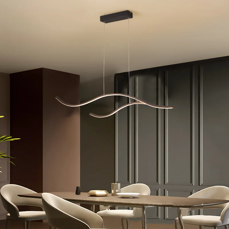  Led Dining Room Lamp Nordic Bedroom Light Creative Simple Office Gold Fashion Bar