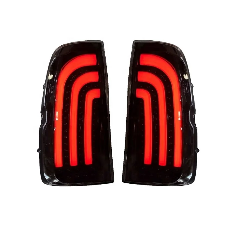 HIACE HOME use for pickup 4X4Car body accessories Toyota Hilux 2020+ Smoked LED Tail Lights - [Druid]