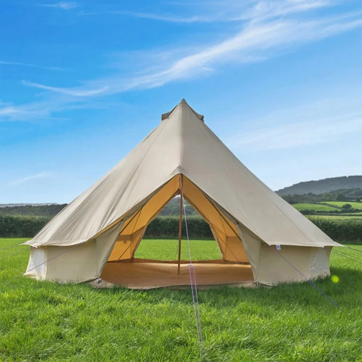 6m Customized Outdoor Quality Hotel Glamping Tent with Bathroom