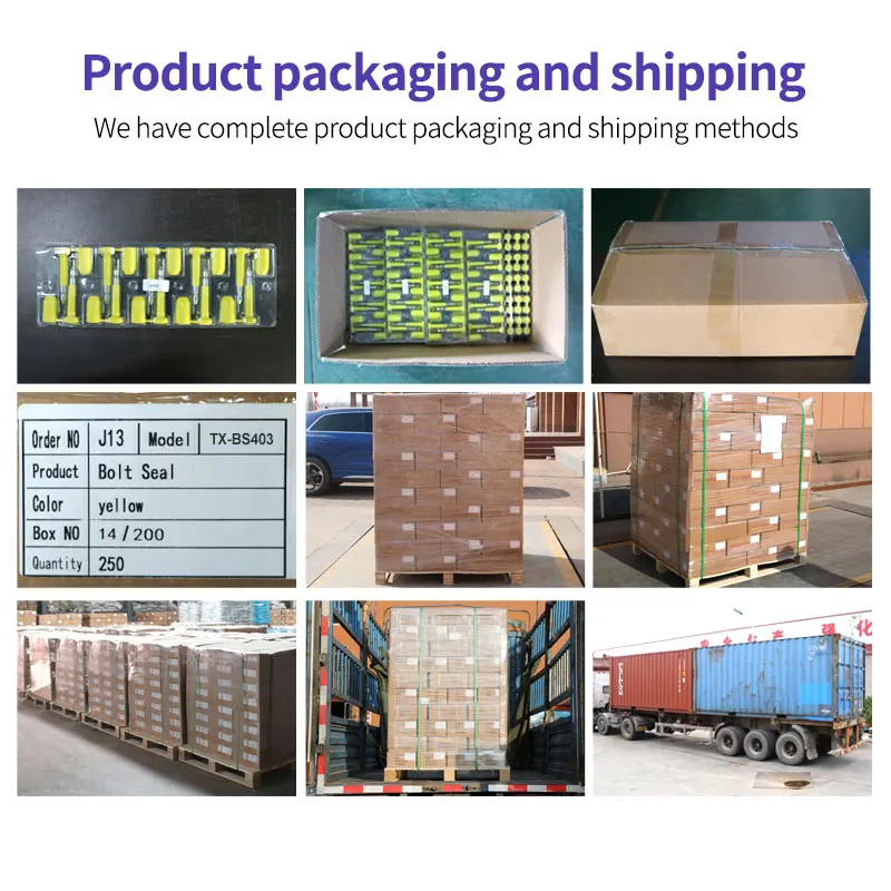 TX-BS403 ABS Steel Super Security Container Seal Bolt Seal for Sea Shipment