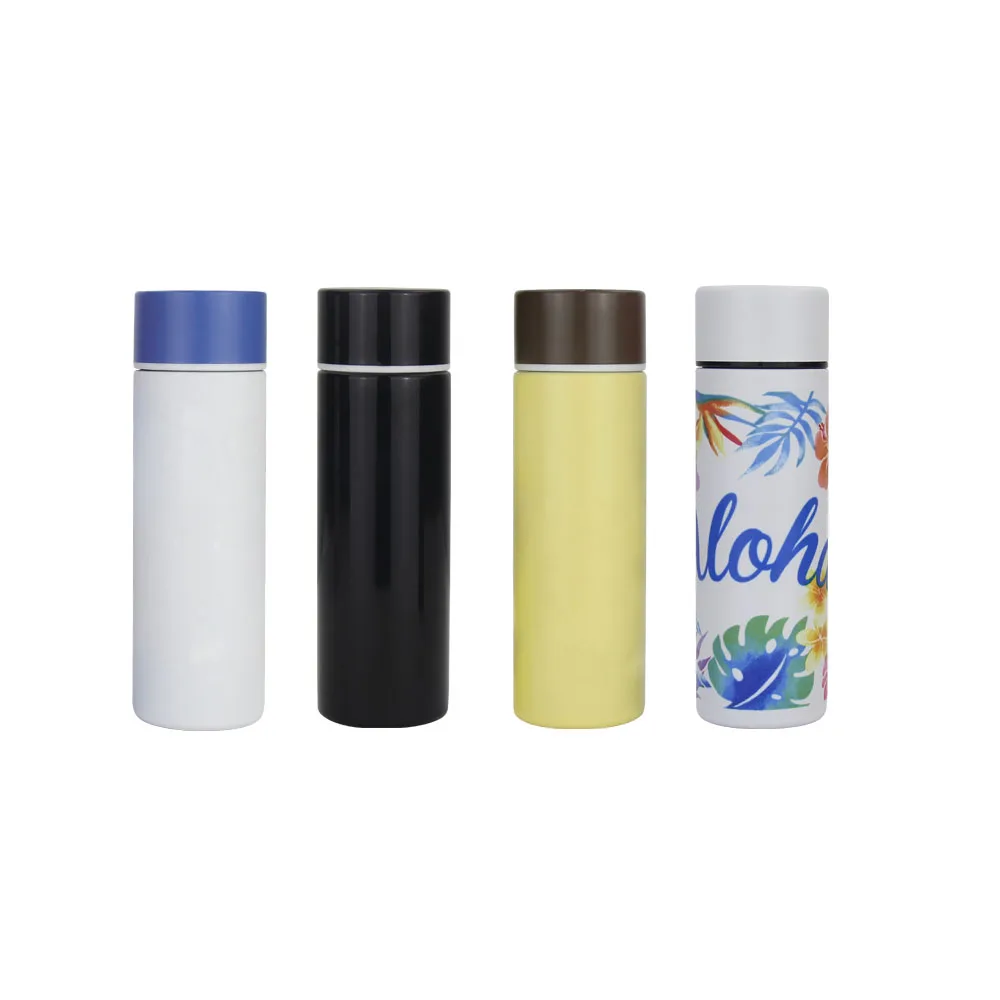 wholesale insulated coffee flask skinny slim vacuum flask colored stainless steel thermos flask 120ml for children