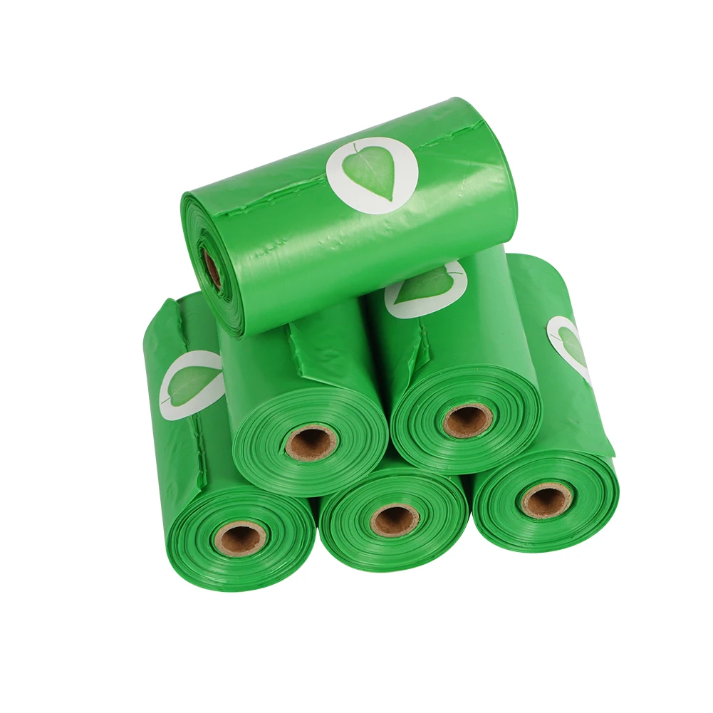 
Pet supplies Custom Printed Biodegradable Dog Poop Bags with a dispenser 