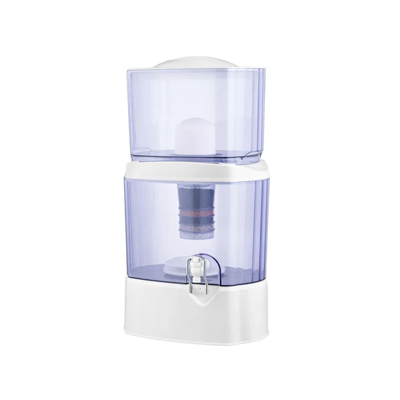 24L bigger capacity home water purifier with activated carbon ceramic cartridge countertop water dispenser purifier