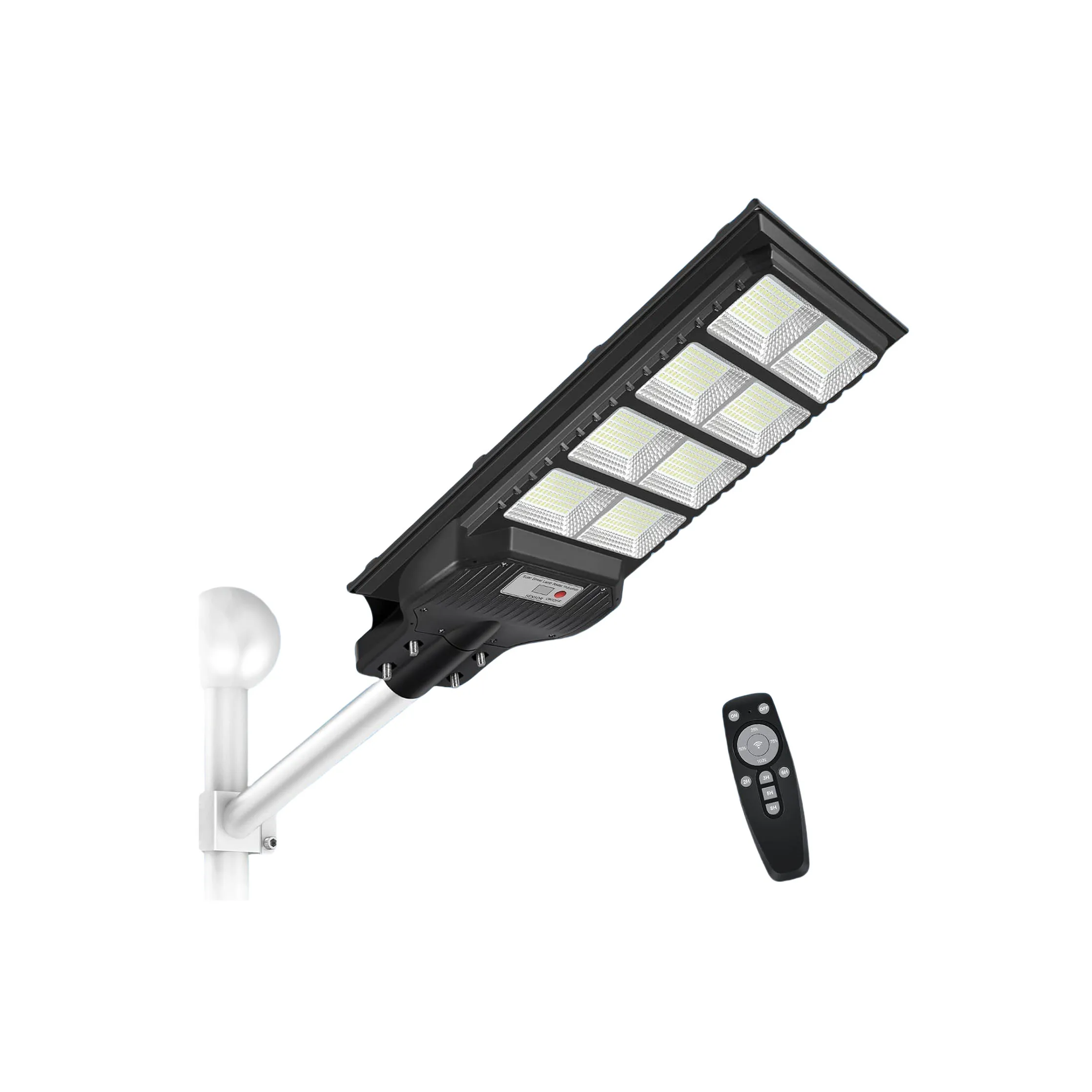 Commercial Public Induction Post Light 50W 100W 150W 200W 250W 300W All In One LED Solar Street Light