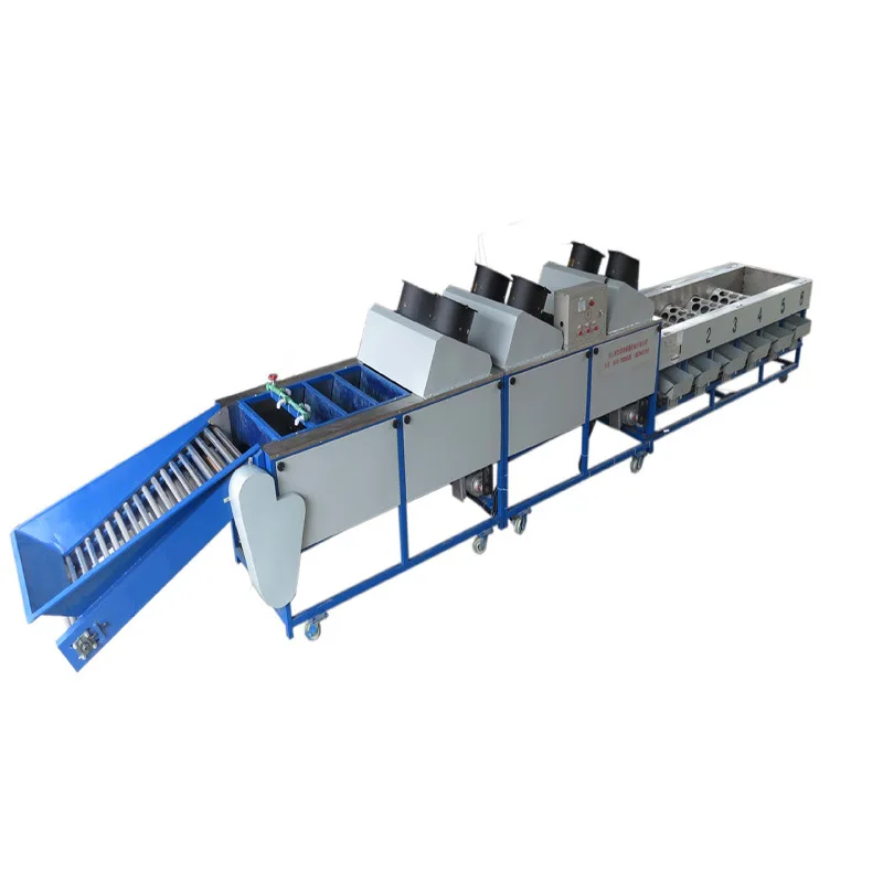 Fruit cleaning and air drying grading Citrus Automatic Fruit & Vegetable Sorting Machine