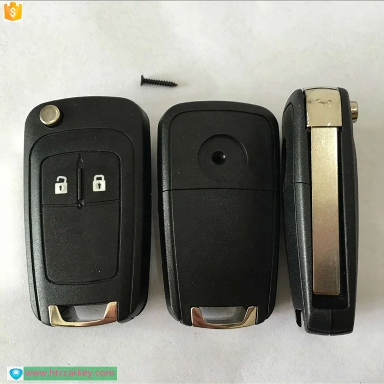 Top best quality car key cover for 2 Button Flip Remote Key Shell c-hevrolet cruze key