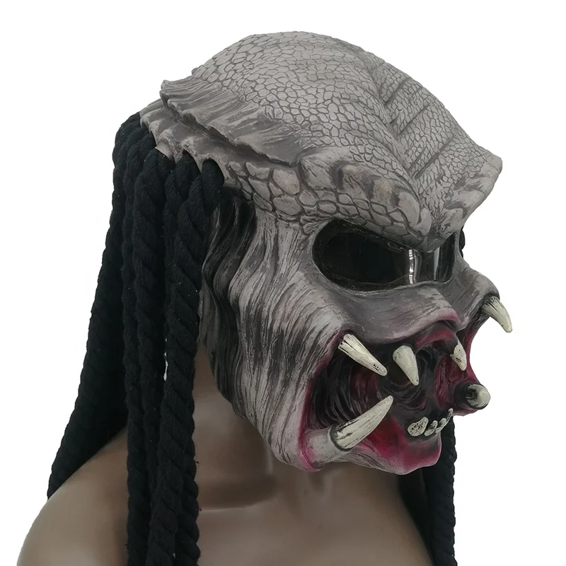 Маска-хищник из фильма «инопланетянин» латексный костюм для косплея реквизит вечеринки на Хэллоуин мотоциклетный шлем игры Fiesta