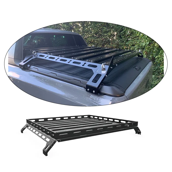 pickup offroad accessories Steel bed rack roof rack for jeep wrangler FORD F150 TOYOTA TACOMA