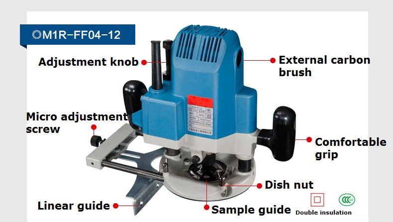 FF04-12 Portable small multi-functional engraving machine wood router