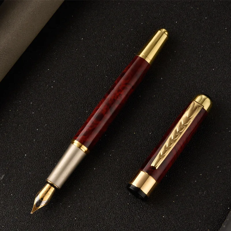 new famous brand jiangxi Chinese supplier China Ink luxury fine nib Stainless Steel classic fancy fountain pen for gift market