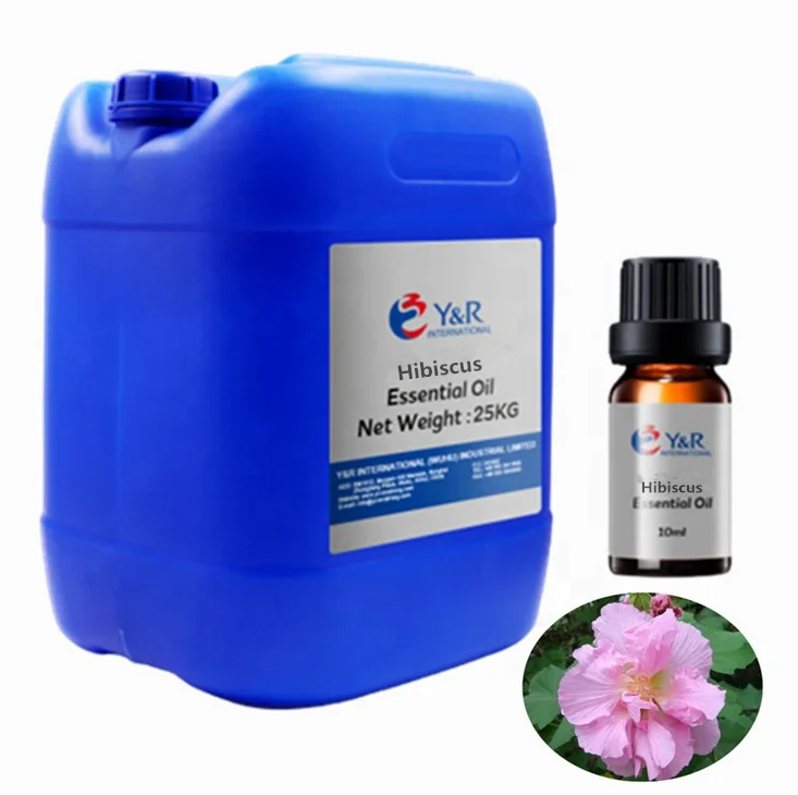 100% Pure Therapeutic Grade Hibiscus Infused Flower Oil for Hair Care