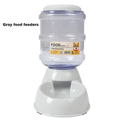 Saiji premium dumping prevention pet food drinking fountain bpa free automatic water dispenser for dogs