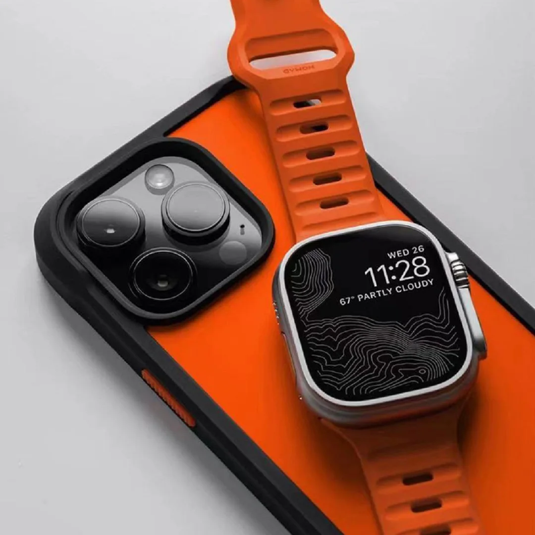 LeYI New Wristband Soft Silicone Watch Strap Sport Bracelet Band for IWatch 7 6 8 SE Ultra 49mm 45mm 41mm