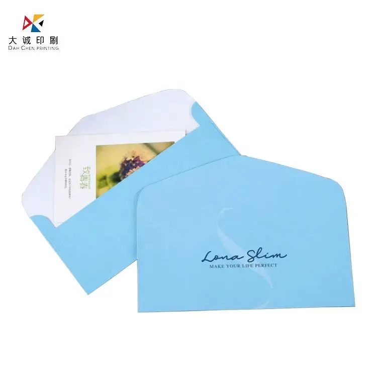 Customized Mini Gift Envelope By Manufacturer Color Printing Environmentally Friendly Kraft Paper Envelope