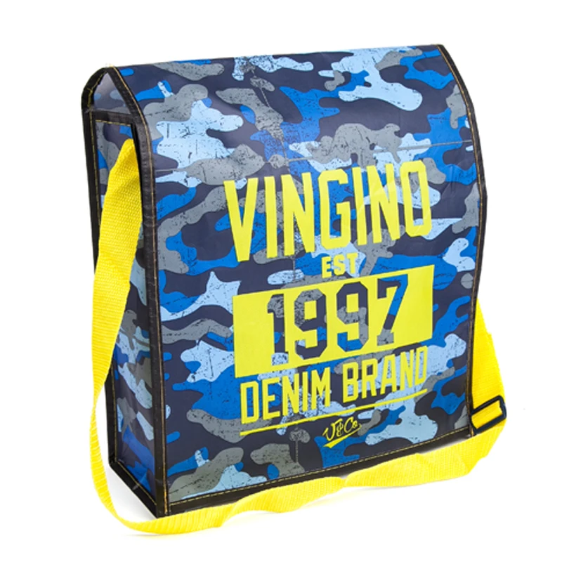 Hot Sale OEM Design and Brand Customized Size Waterproof light weight pp woven Shoulder Bags