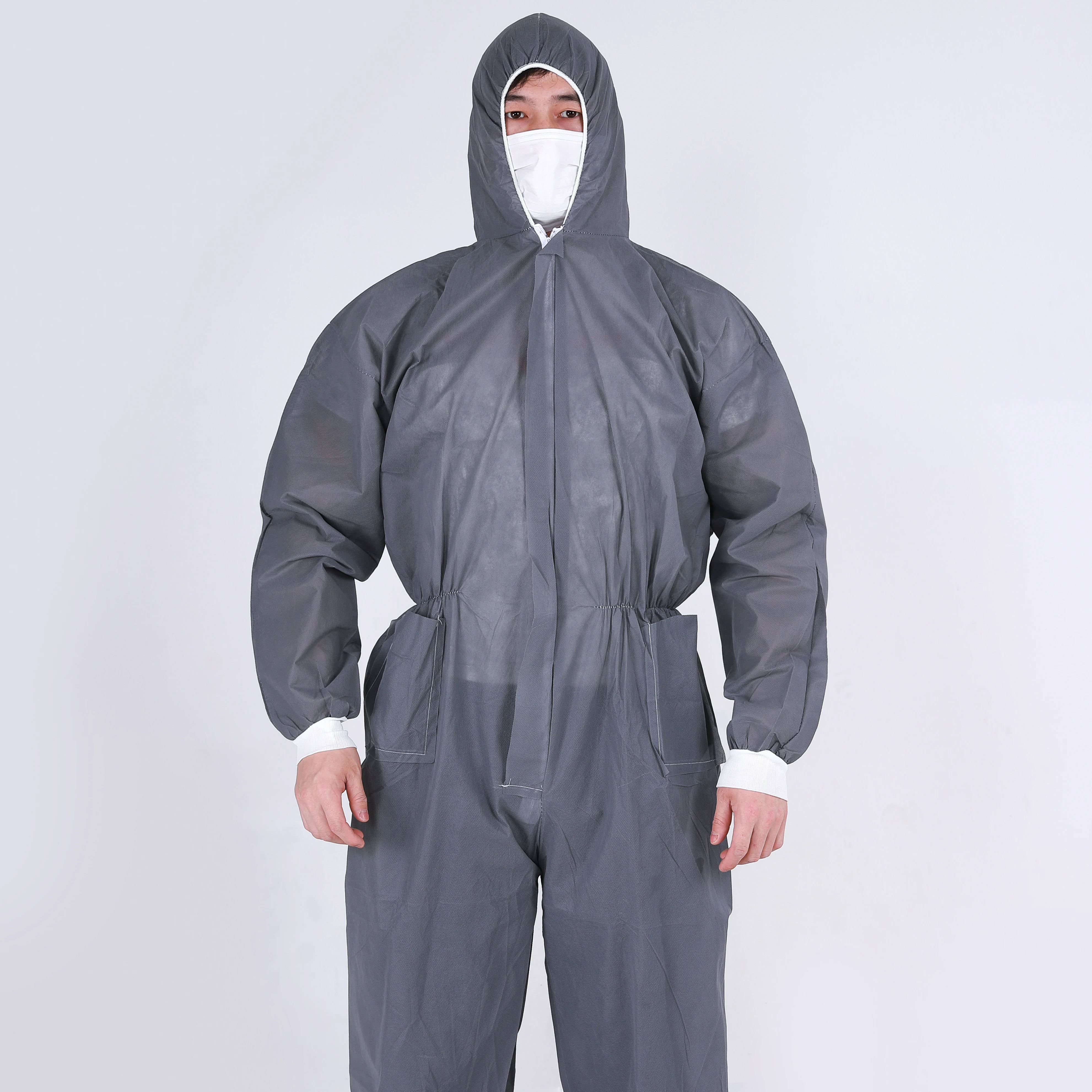 inexpensive clothing  disposable protective suit hospital medical clothing hazmat suit overalls coverall microporous overalls