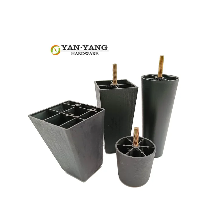 Yanyamg Сменные ножки для мебели черного цвета пластиковые