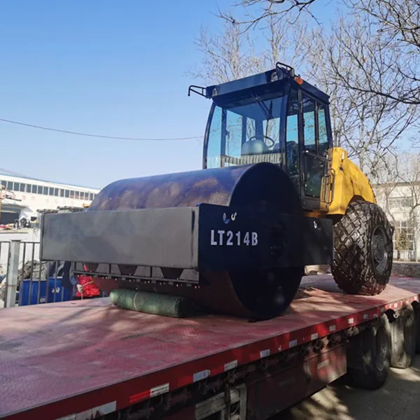 Китайский лучший бренд LT214B 14-тонный одинарный Вибрационный дорожный каток для уплотнения с механическим управлением