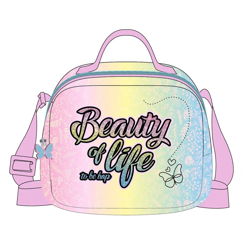 2024 Custom Fashion Wheeled Trolley Backpack Bags Good Quality 3 in 1 Girls School Trolley Backpack