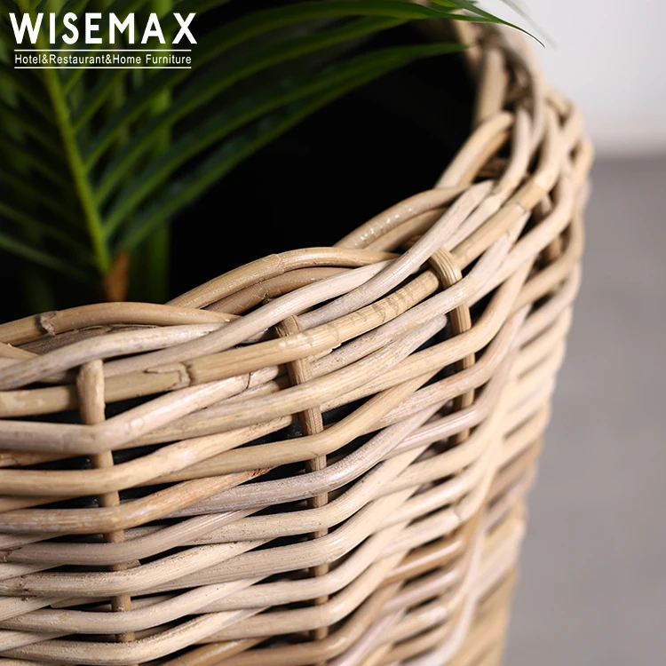 Мебель WISEMAX украшение для гостиной корзина растений натуральное хранилище ротанговая Цветочная полка