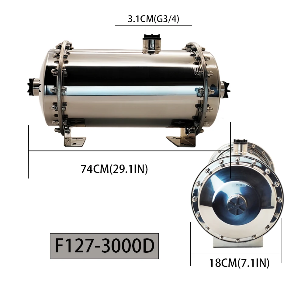 SWF127-3000D Professional Manufacture Nice Price Ultra Filter Membrane  Water Purifier