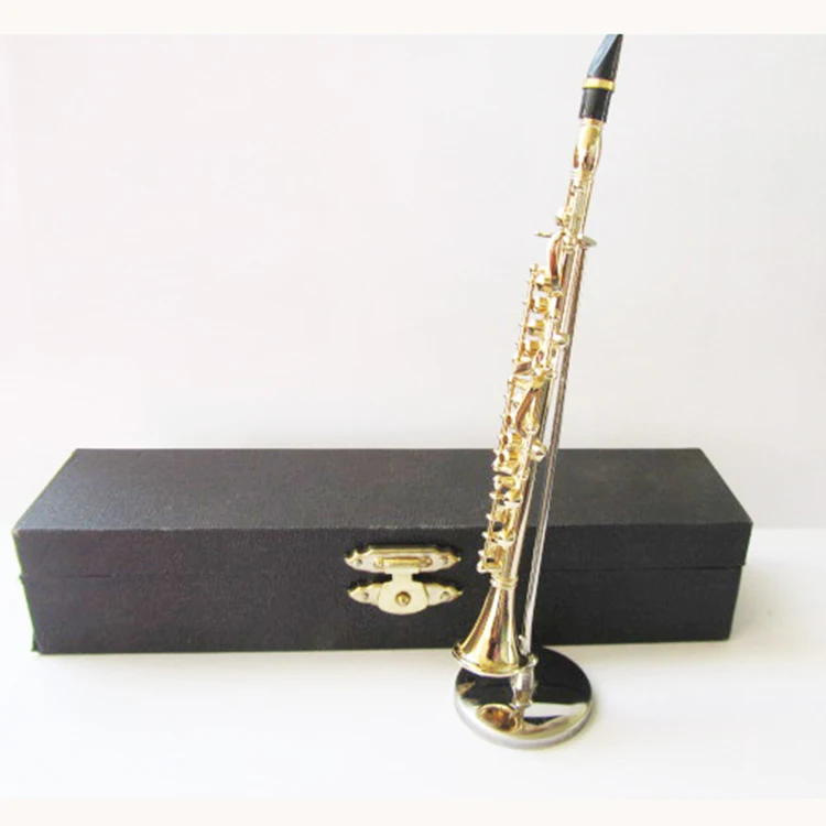 mini metal clarinet model craft gift