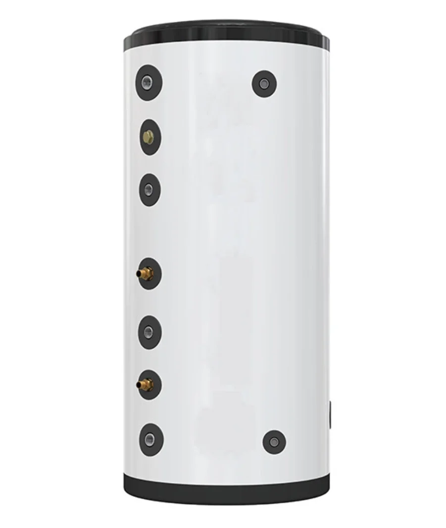 Single Double Coil 50L 100L 200L 250L 300L 400L 500L 600L 800L 1000L Air Source Hot Water Heater Tank Buffer Tank For Heat Pump