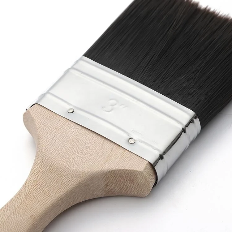 Best seller nylon paint brushes bristle size from 1 inch to 4 inch cheap bristle paint brush