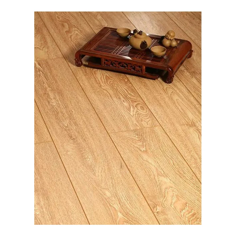 Quick Shipping Luxury Waterproof Technology Light Color Commercial 14Mm Laminate Wood Floor