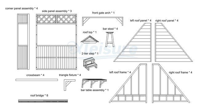2021 Luxury factory wholesale high quality hot tub gazebo / pergola