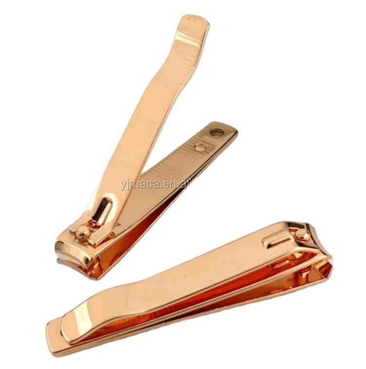 Maca High quality rose gold nail cutter stainless steel nail clipper manicure nail cutter sharpener